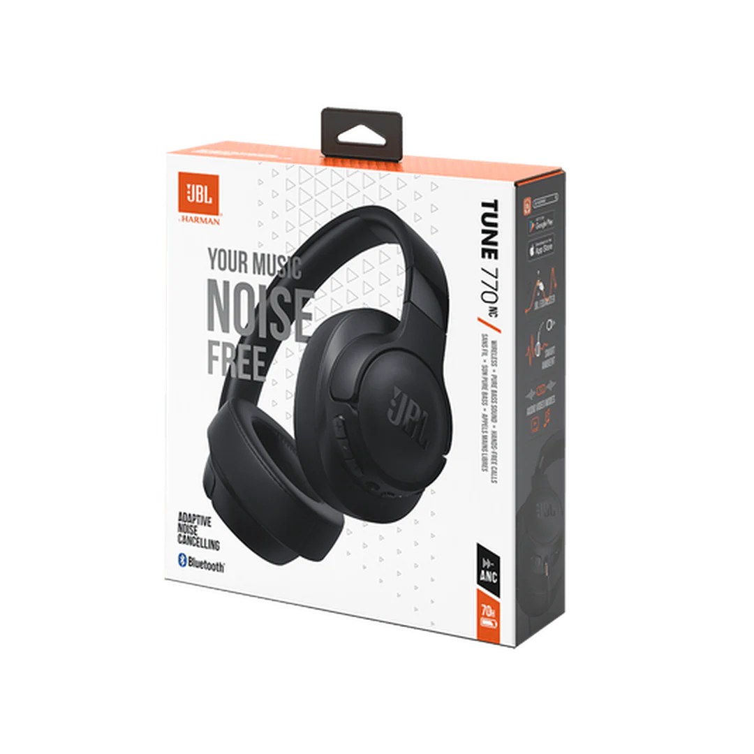 JBL Tune 770NC Over-Ear Wireless Headphones - Black | JBLT770NCBLK - Image 8