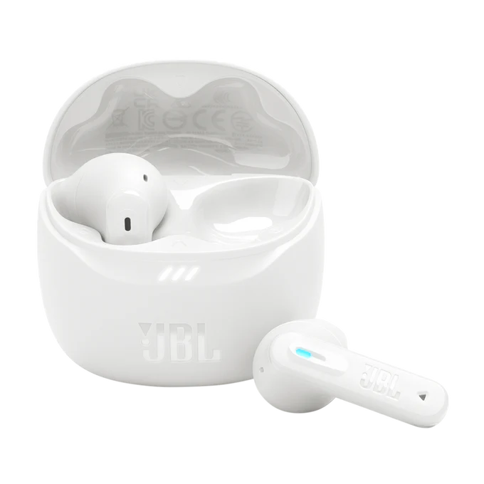 JBL Tune Flex 2 True Wireless Noise-Cancelling Open-Stick Earbuds – White | JBLTFLEX2WHT