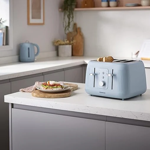 Kenwood Dawn 4 Slice Toaster - Stone Blue | TFP09.000BL - Image 4