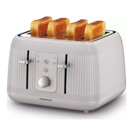 Kenwood Dawn Toaster 4 Slice Toaster - Oatmeal Cream | TFP09.000CR - Image 2