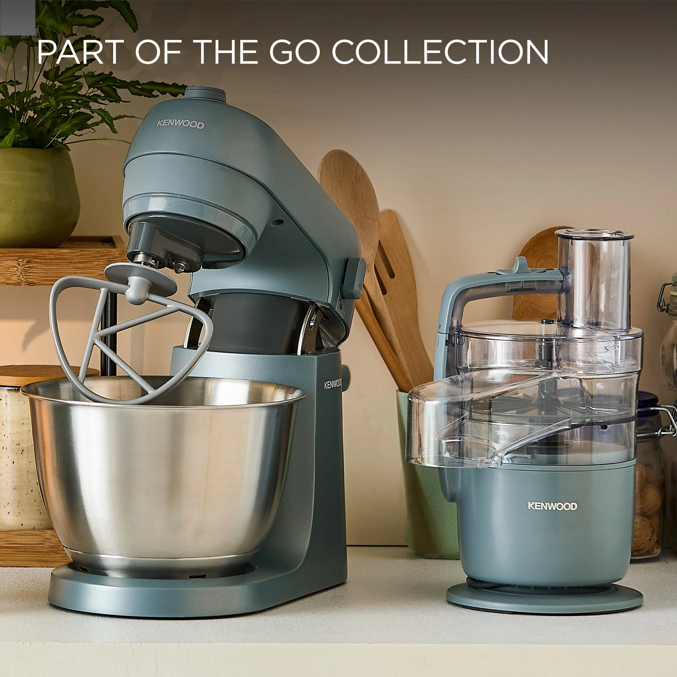 Kenwood Go Stand Mixer — Storm Blue | KZM35.000GY - Image 8
