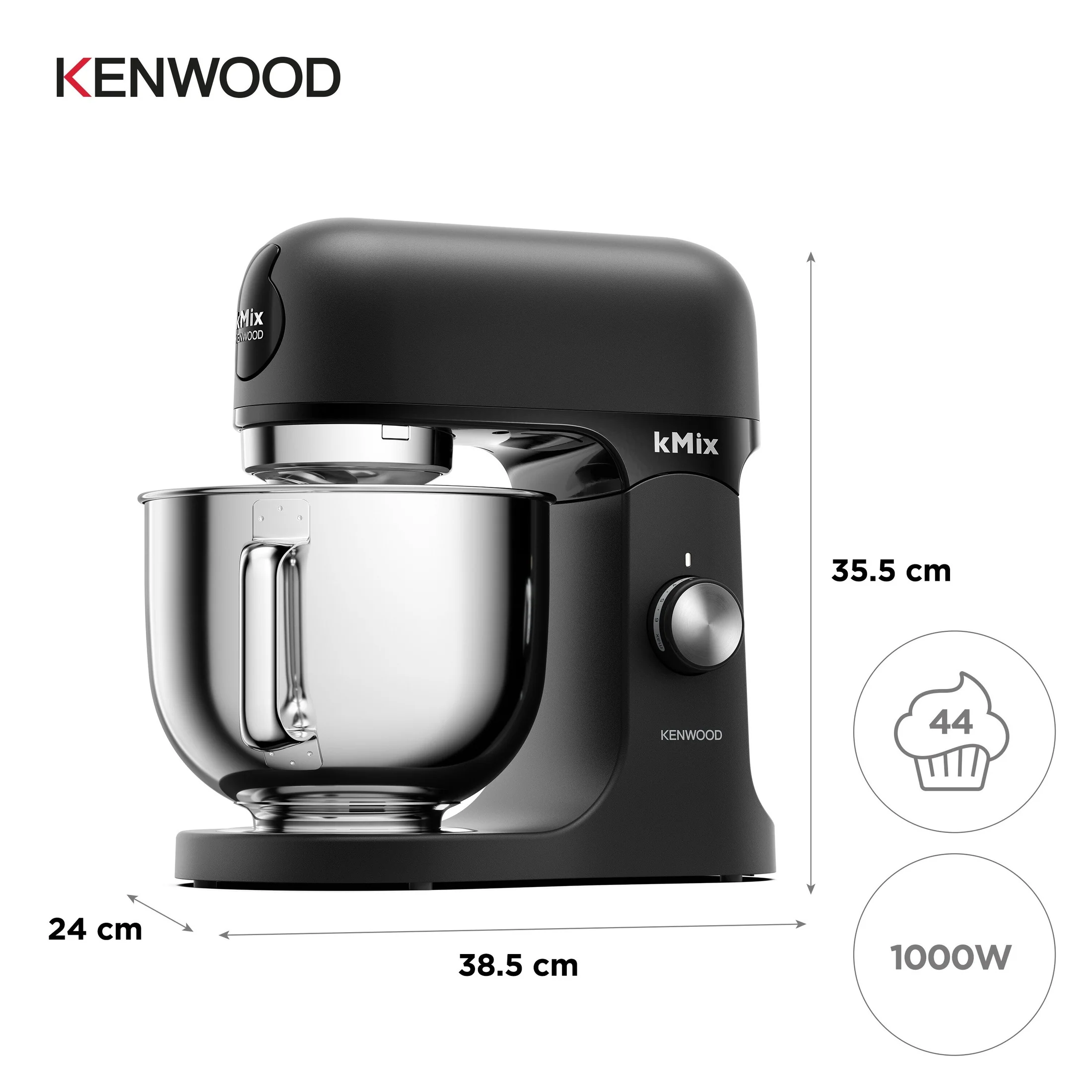 Kenwood kMix 5L Black Stand Mixer | KMX751ABK - Image 5