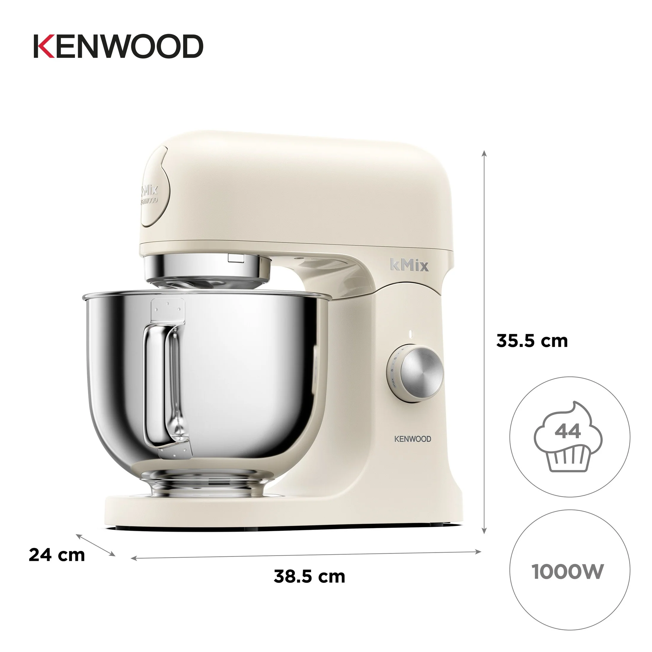 Kenwood kMix 5L Cream Stand Mixer | KMX751ACR - Image 5