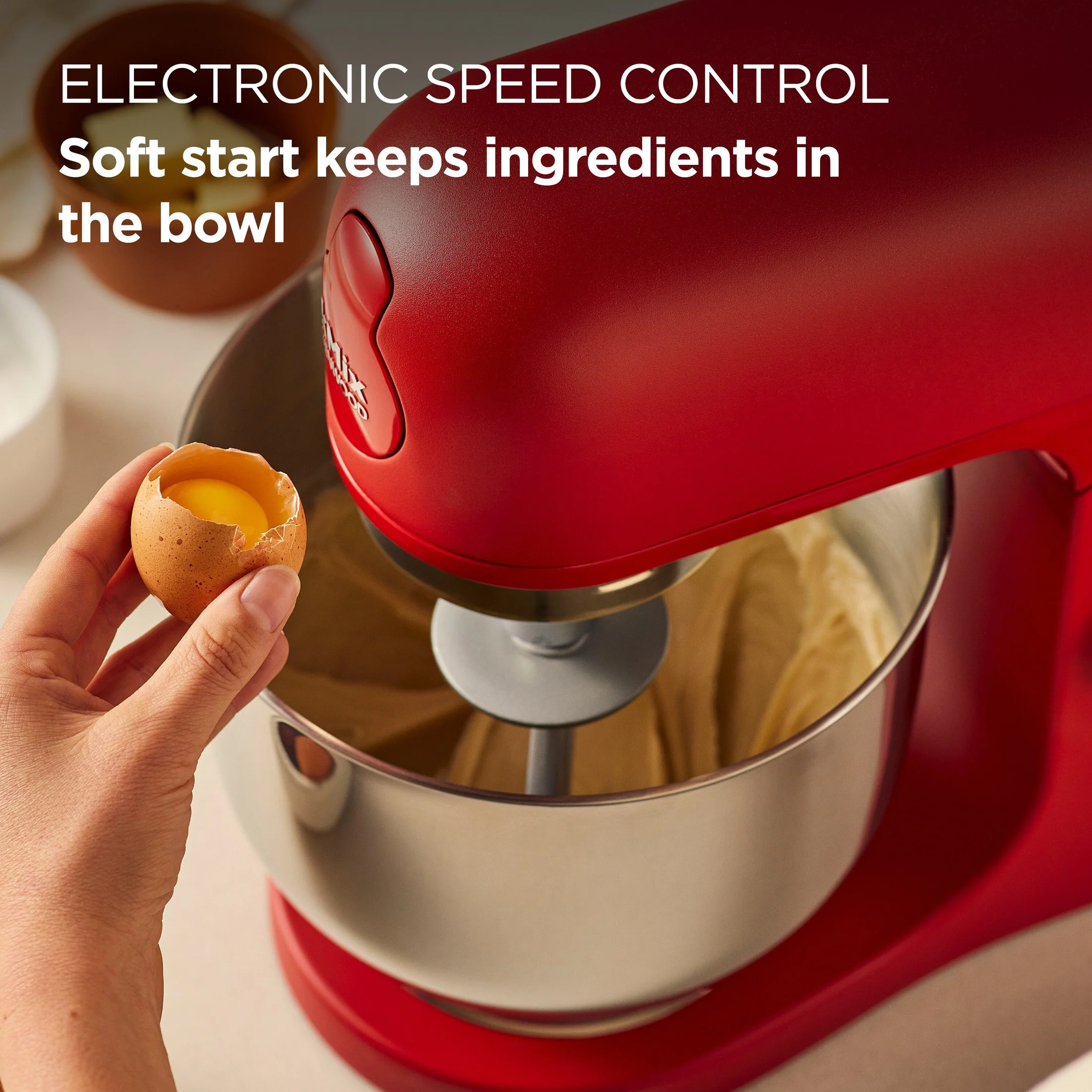 Kenwood kMix 5L Bold Red Stand Mixer | KMX751ARD - Image 3