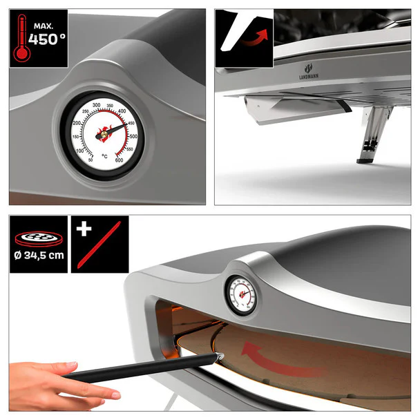 Landman Caliano Quick Heat Gas Pizza Oven  | 11932 - Image 3