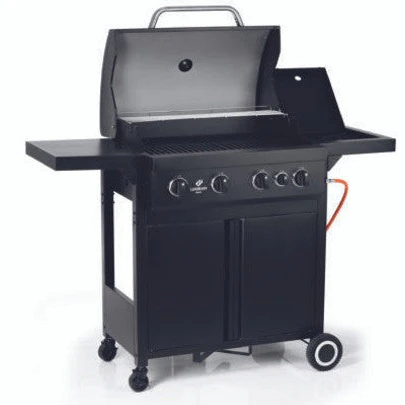 Landmann Rexon 4.1 62cm Cast Iron Gas BBQ with Side Burner | 22160 - Image 2
