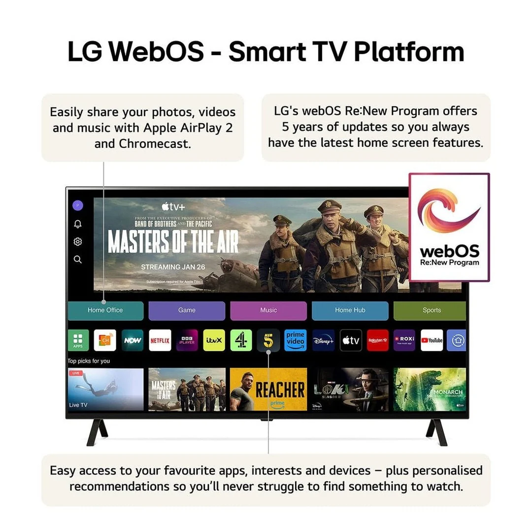 LG 77 Inch B4 OLED 4K Smart TV (2024) | OLED77B46LA.AEK - Image 6
