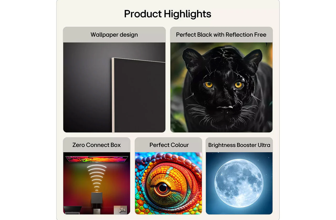 LG 83-inch W6-series 4K OLED Wallpaper TV | OLED83W69LA.AEI - Image 4