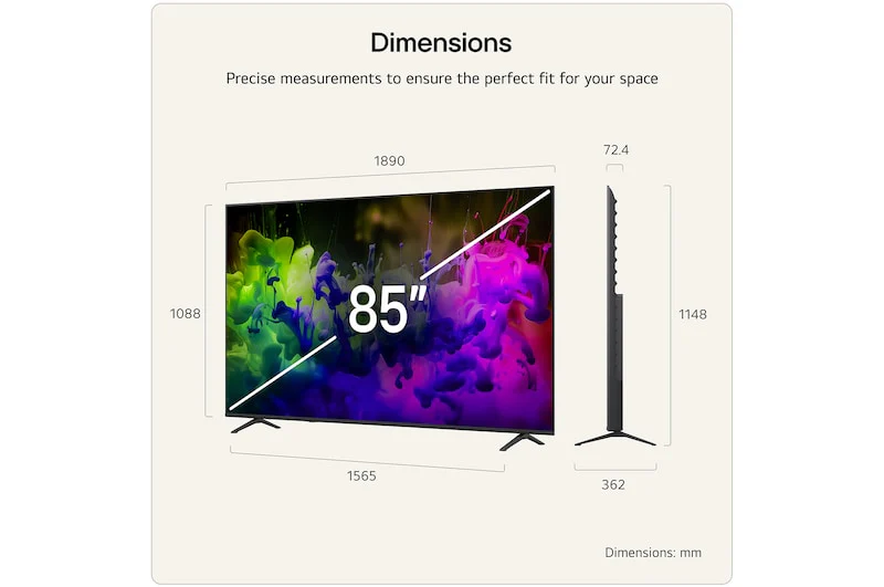 LG 85-inch 4K QNED Smart TV | 85QNED7EB3A.AEI - Image 11