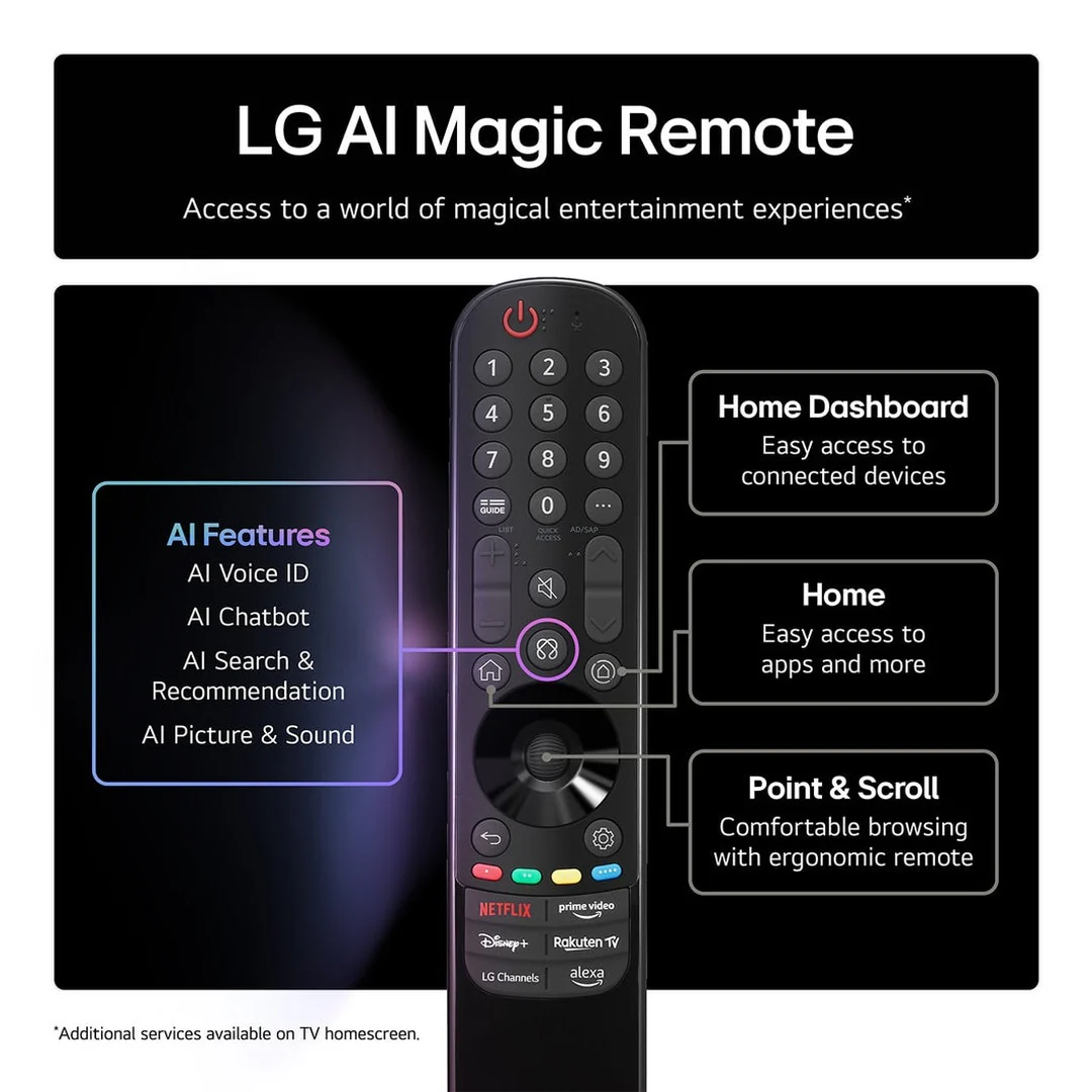 LG OLED AI 55" 4K HDR Smart TV | OLED55C54LA.AEK - Image 4