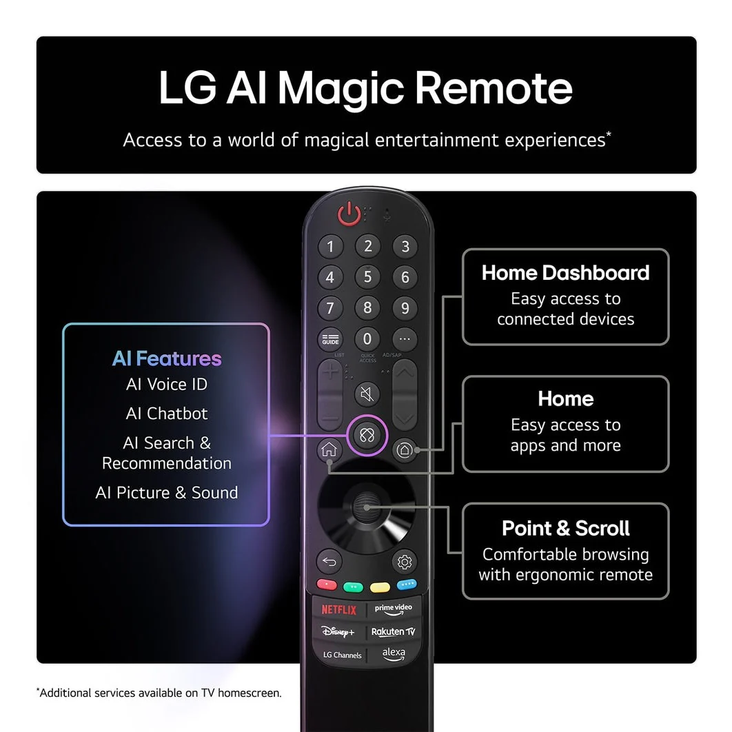 LG OLED AI 77" 4K HDR Smart TV | OLED77C54LA.AEK - Image 4