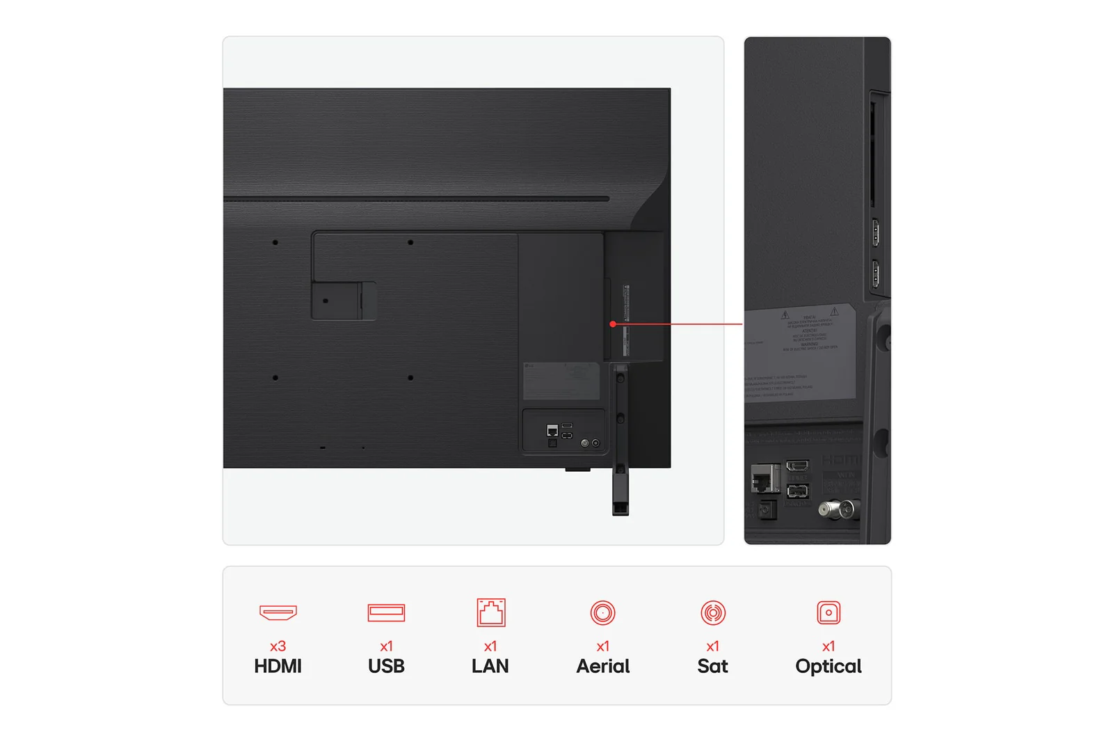LG QNED70 43" 4K UHD QNED Smart TV | 43QNED70A6A.AEK - Image 6