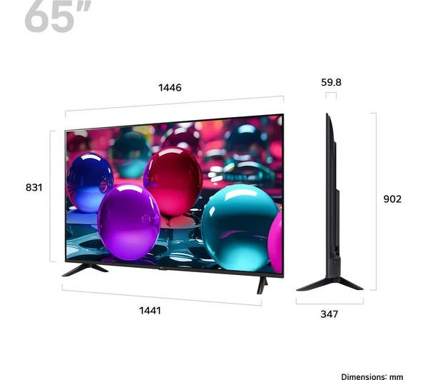 LG UA73 65" 4K UHD LED Smart TV | 65UA73006LA.AEKQ - Image 2
