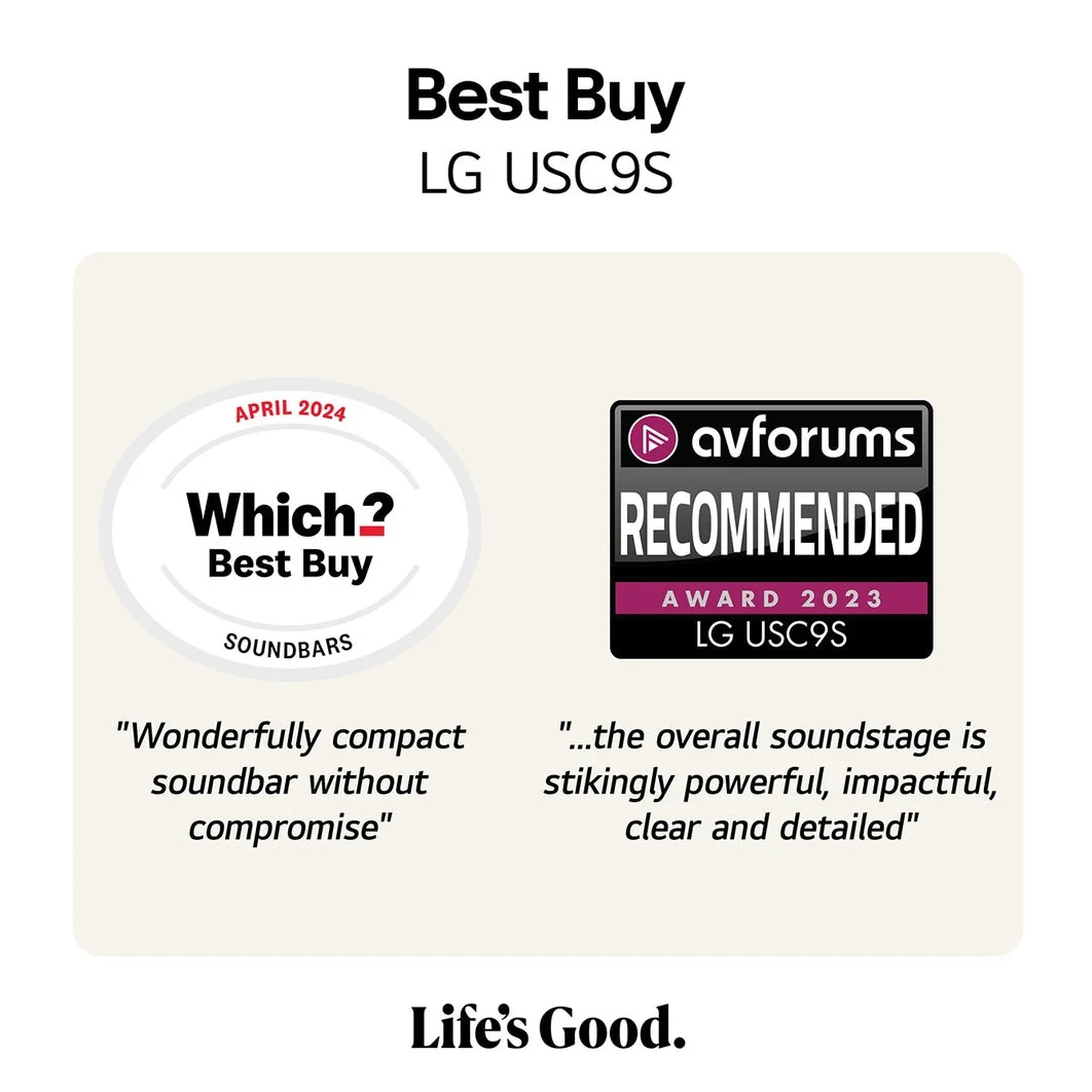 LG USC9S 3.1.3ch Wireless Sound Bar with Subwoofer | USC9S.DGBRLLK - Image 3