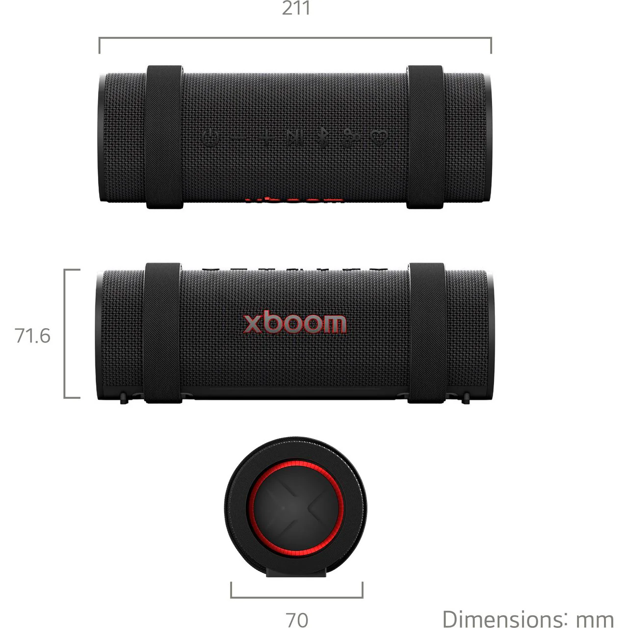 LG XBOOM Grab Portable Speaker 30 W | GRAB.AEUSLBK - Image 3