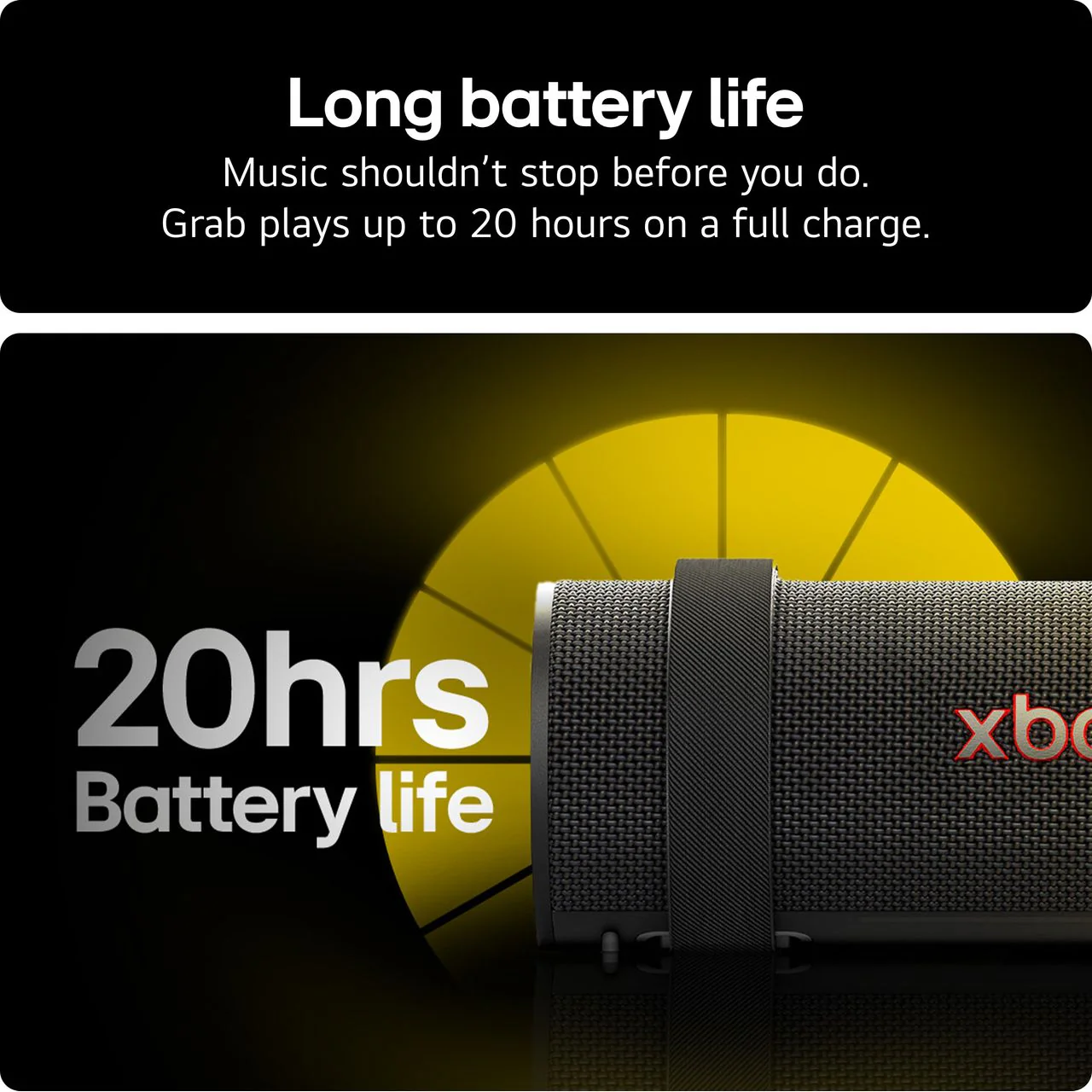 LG XBOOM Grab Portable Speaker 30 W | GRAB.AEUSLBK - Image 6