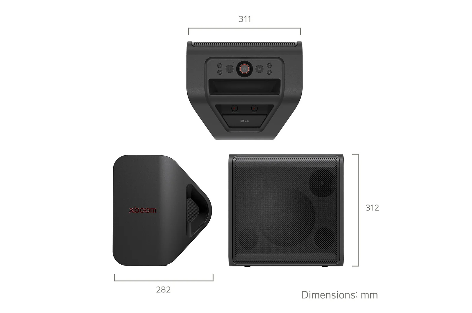 LG XBOOM Stage – Portable Party Speaker | STAGE301.AGBRLBK - Image 2