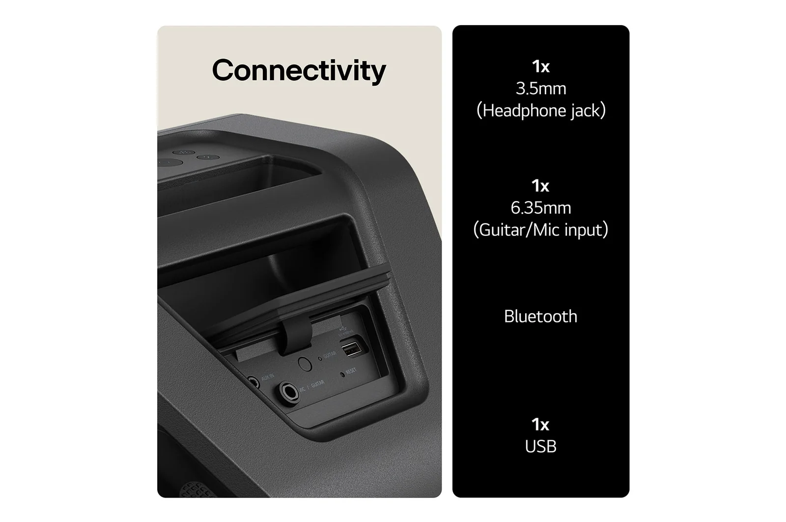 LG XBOOM Stage – Portable Party Speaker | STAGE301.AGBRLBK - Image 4