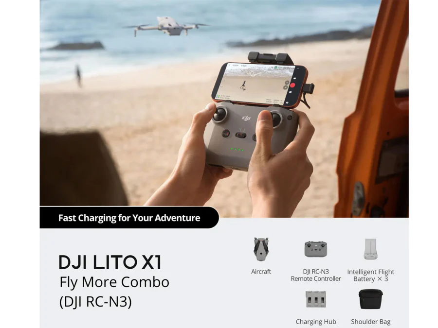 Lito X1 Fly More Combo (DJI RC-N3) | CP.MA.00000974.01 - Image 2