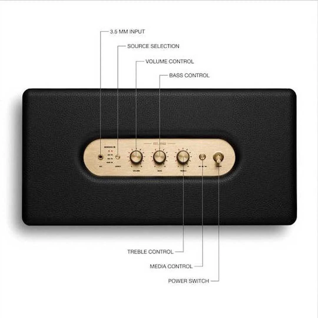 Marshall Woburn III Black - Superior Bluetooth Speaker | 1006018 - Image 2