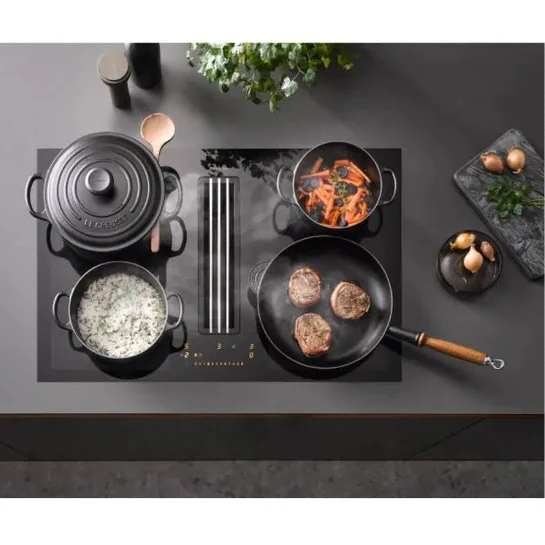 Miele 80cm Induction hob with Integrated Extraction | KMDA7634FL - Image 3