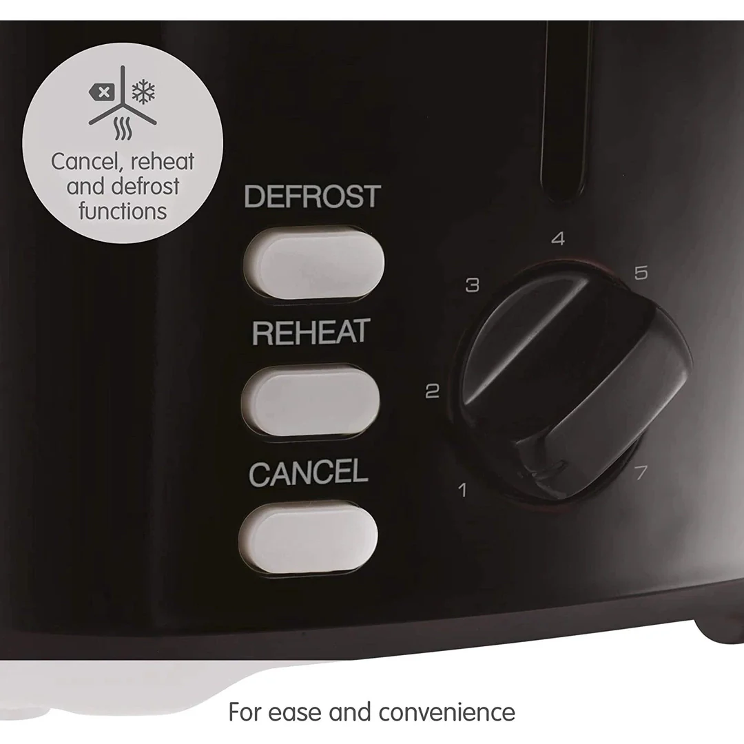 Morphy Richards Equip 2 Slice Black Toaster | 222064 - Image 4