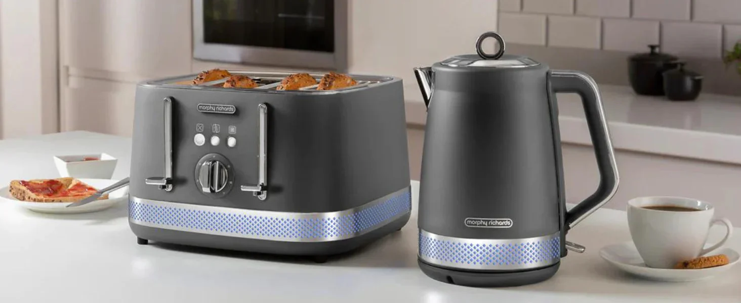 Morphy Richards Illumination 1.7L Grey Jug Kettle - Titanium | 108022 - Image 15