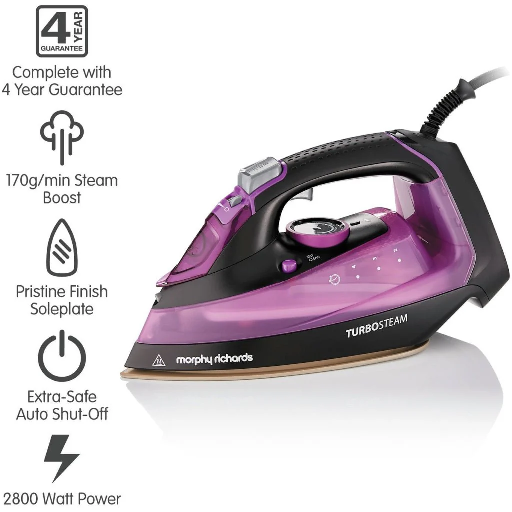 Morphy Richards Turbosteam 2800W Steam Iron | 303140 - Image 4