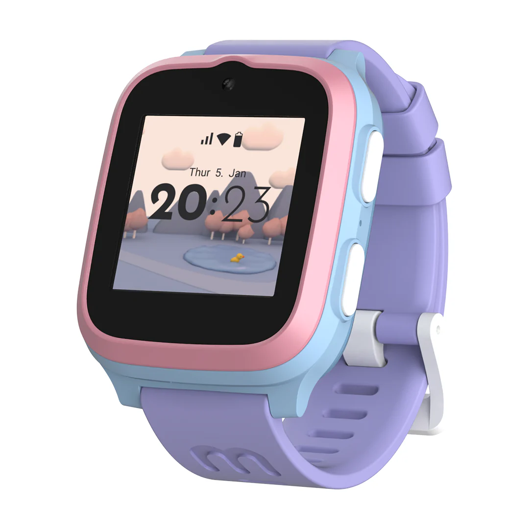 myFirst Fone S3 - 4G Kids Smart Watch with 1.4" Round AMOLED & GPS - Cotton Candy | 256-KW1401SE-CC01 - Image 2