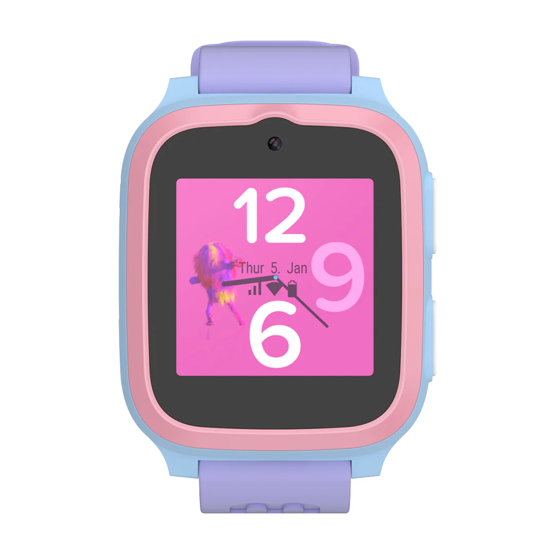 myFirst Fone S3 - 4G Kids Smart Watch with 1.4" Round AMOLED & GPS - Cotton Candy | 256-KW1401SA-CC02