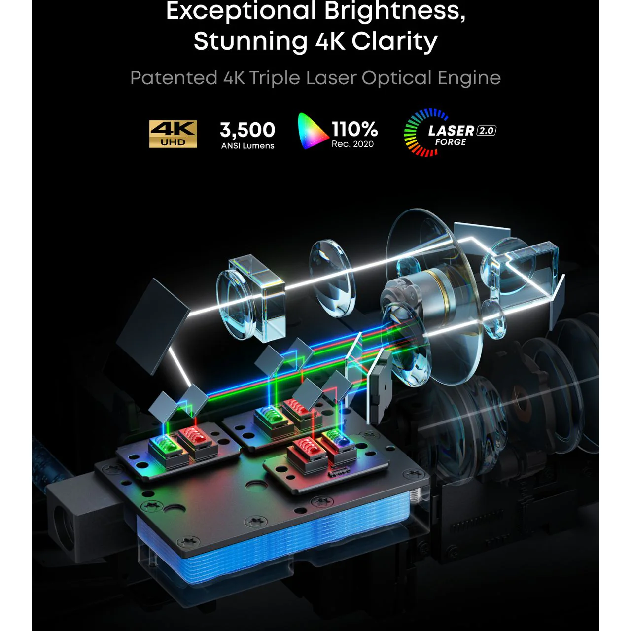 Nebula X1 Triple-Laser 4K Smart Projector | D23512F1 - Image 3