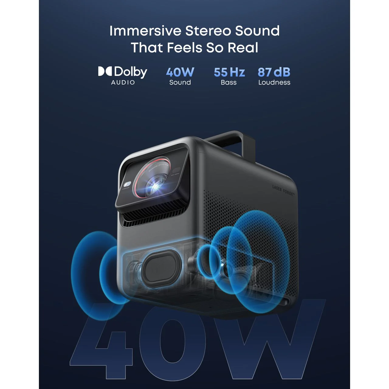 Nebula X1 Triple-Laser 4K Smart Projector | D23512F1 - Image 6
