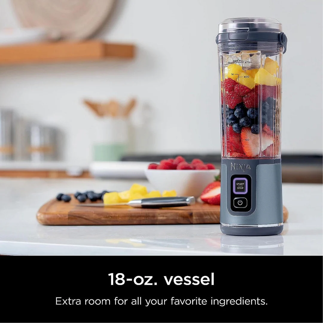 Ninja Blast Cordless Portable Blender Denim Blue | BC151UKNV - Image 3