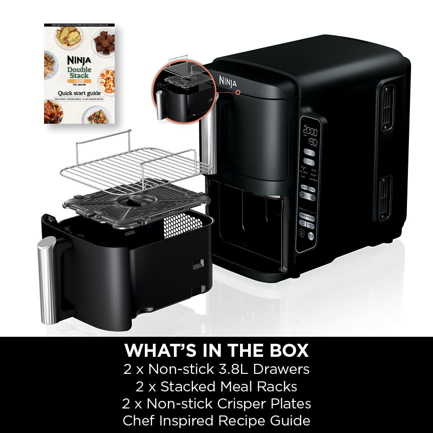 Ninja Double Stack 2-Drawer Air Fryer 7.6L – SL300UK - Image 11