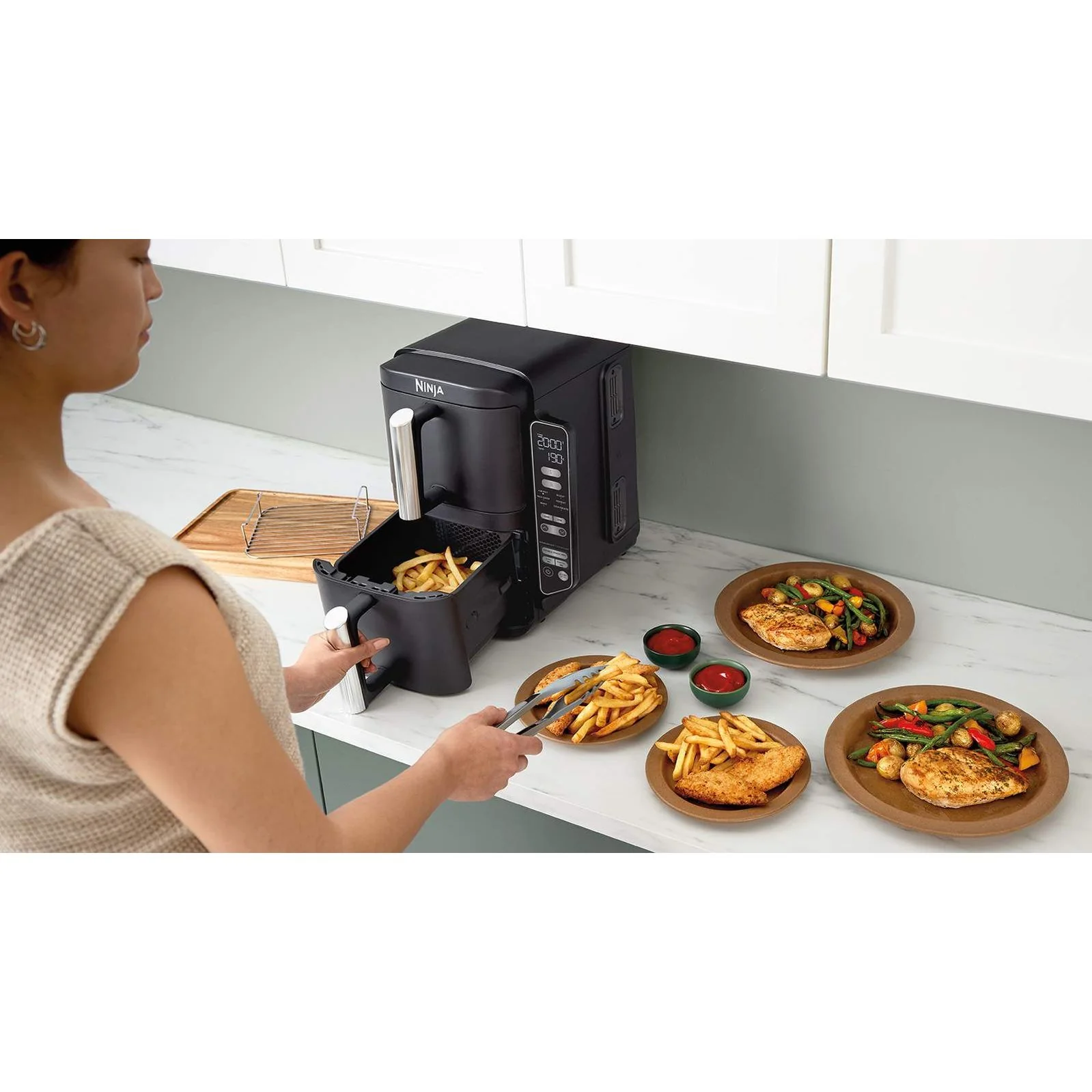 Ninja Double Stack 2-Drawer Air Fryer 7.6L – SL300UK - Image 13