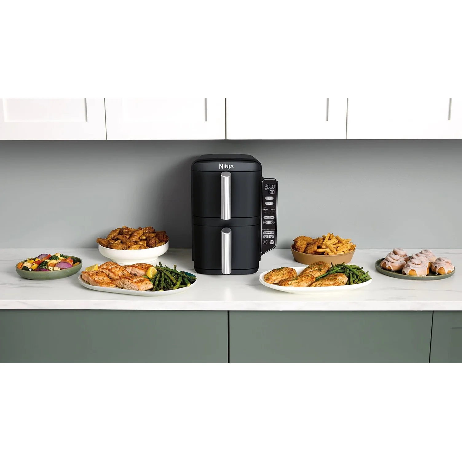Ninja Double Stack 2-Drawer Air Fryer 7.6L – SL300UK - Image 16