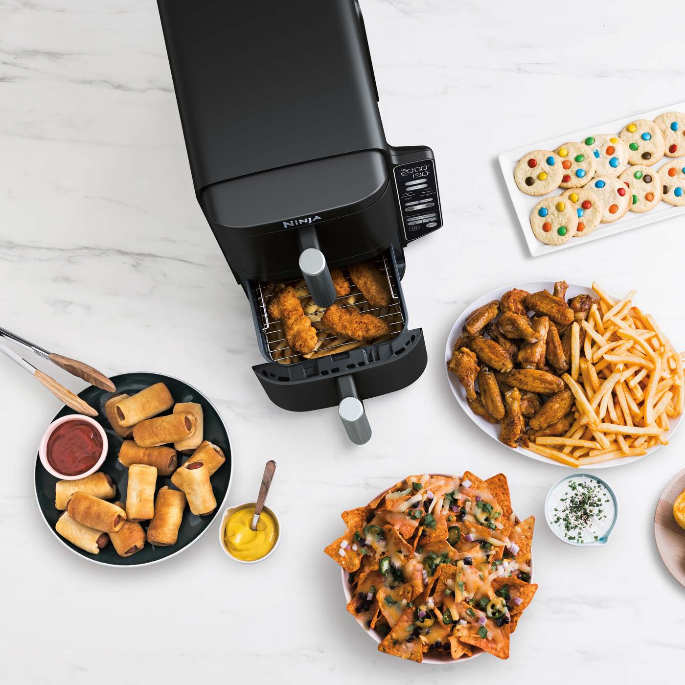 Ninja Double Stack 2-Drawer Air Fryer 7.6L – SL300UK - Image 3