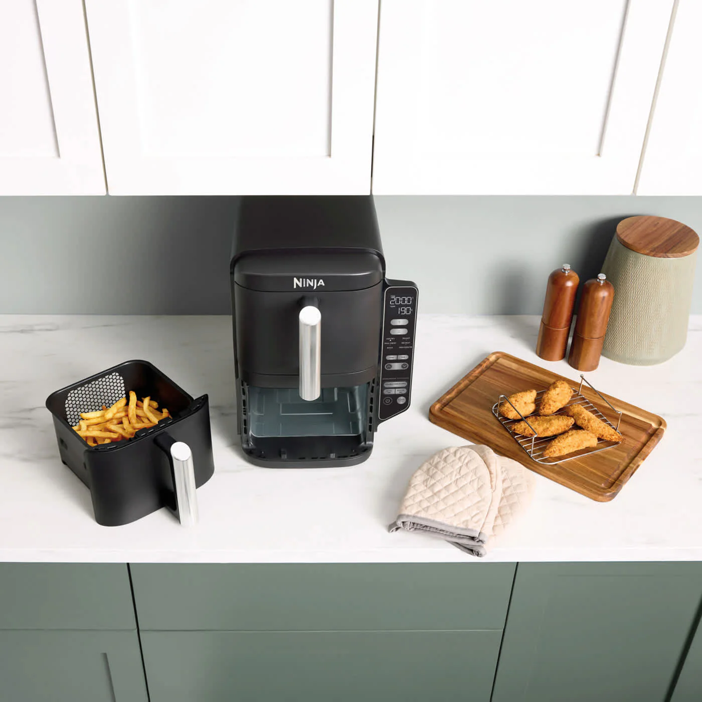 Ninja Double Stack 2-Drawer Air Fryer 7.6L – SL300UK - Image 4