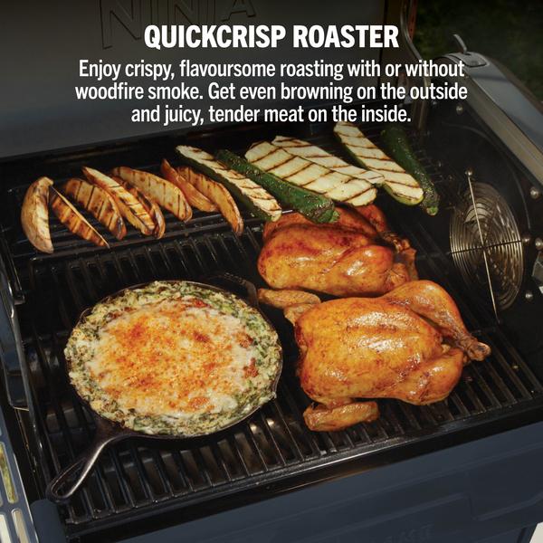 Ninja FlexFlame Outdoor Cooking System 5-in-1 Grill & Smoker | PG301UKBL - Image 5