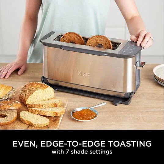 Ninja Foodi 3‑in‑1 Toaster, Grill &amp; Panini Press | ST202UK (Stainless Steel) - Image 3