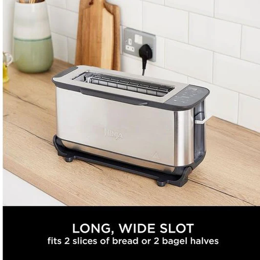 Ninja Foodi 3‑in‑1 Toaster, Grill &amp; Panini Press | ST202UK (Stainless Steel) - Image 4