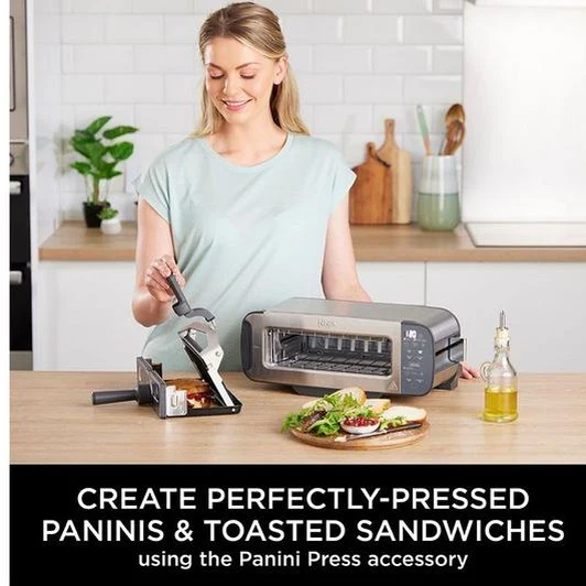 Ninja Foodi 3‑in‑1 Toaster, Grill &amp; Panini Press | ST202UK (Stainless Steel) - Image 6