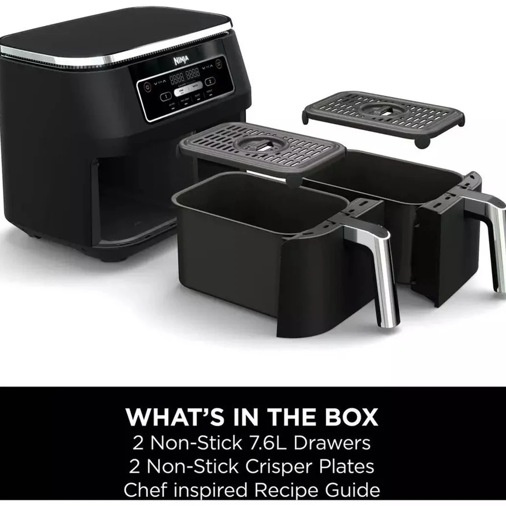 Ninja Foodi 4-in-1 Dual Zone Air Fryer 7.6L | AF200UK - Image 3