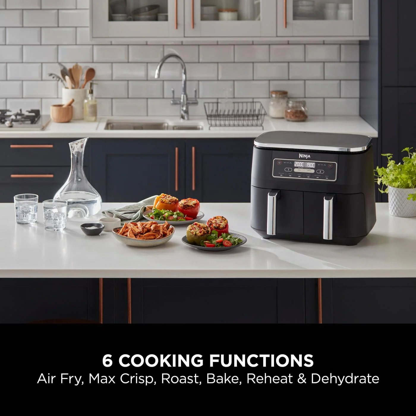 Ninja Foodi Dual Zone Air Fryer 7.6 L | AF300UK - Image 5