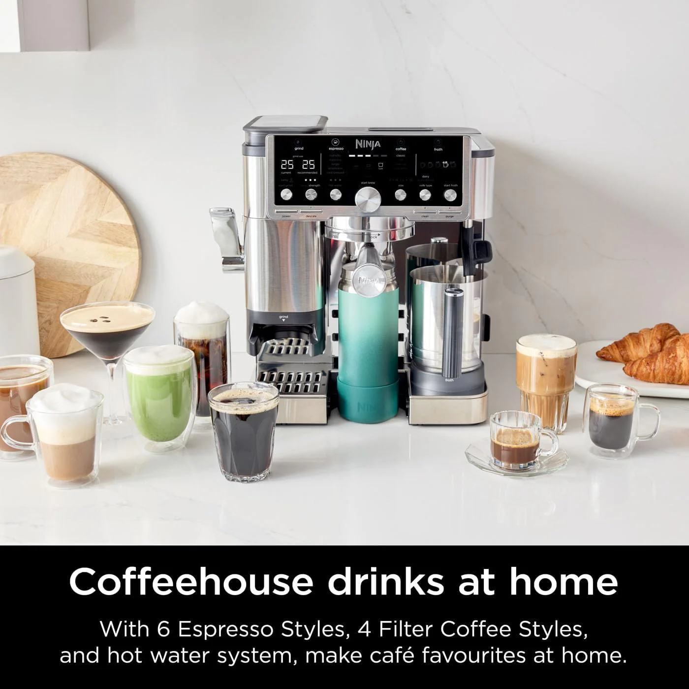 Ninja Luxe Café Pro 3‑in‑1 Espresso & Coffee Machine | ES701UK - Image 5