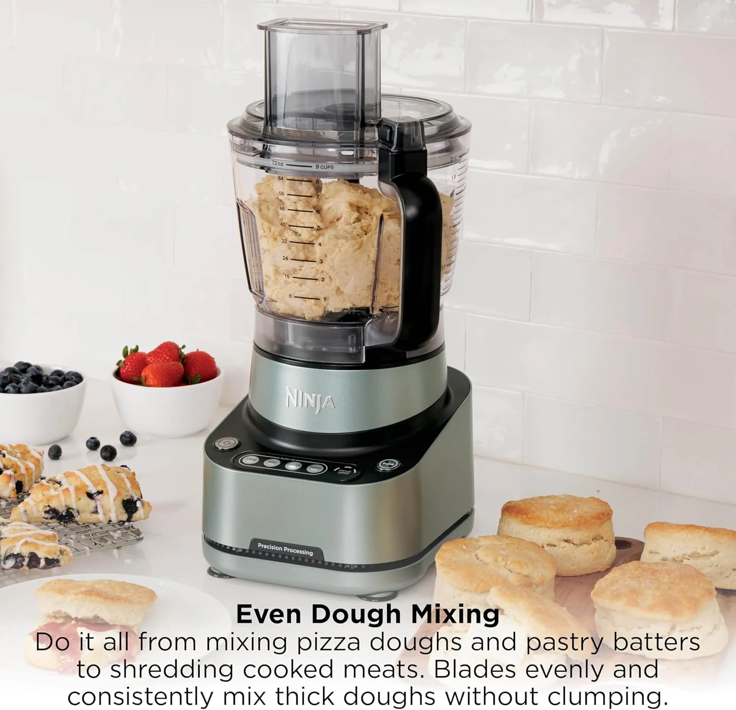 Ninja PrecisionPro 2.1L Food Processor with Auto Presets | BZ651UK - Image 6