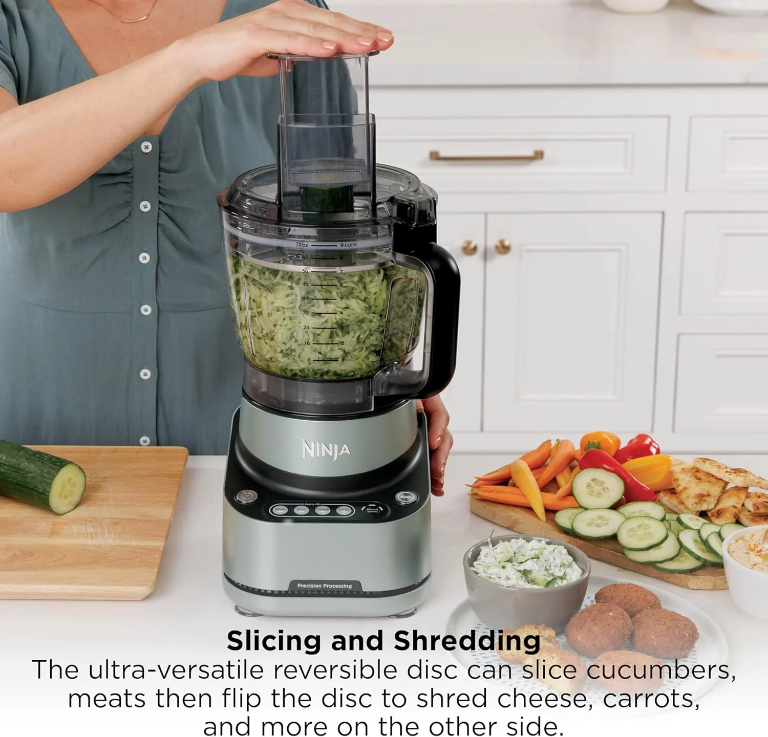 Ninja PrecisionPro 2.1L Food Processor with Auto Presets | BZ651UK - Image 7