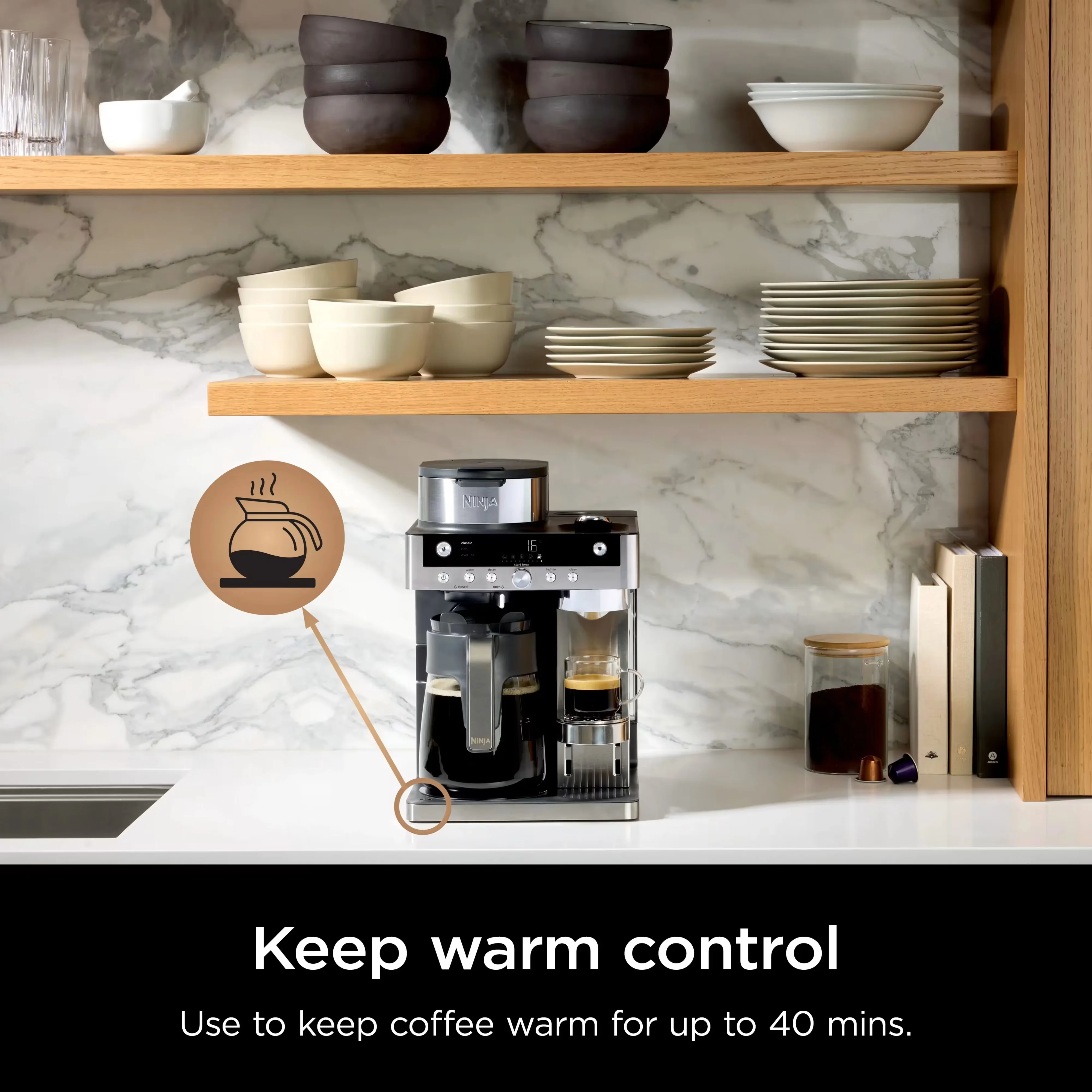 Ninja Prestige Dualbrew System 2-in-1 Coffee Machine | CFN802UK - Image 10