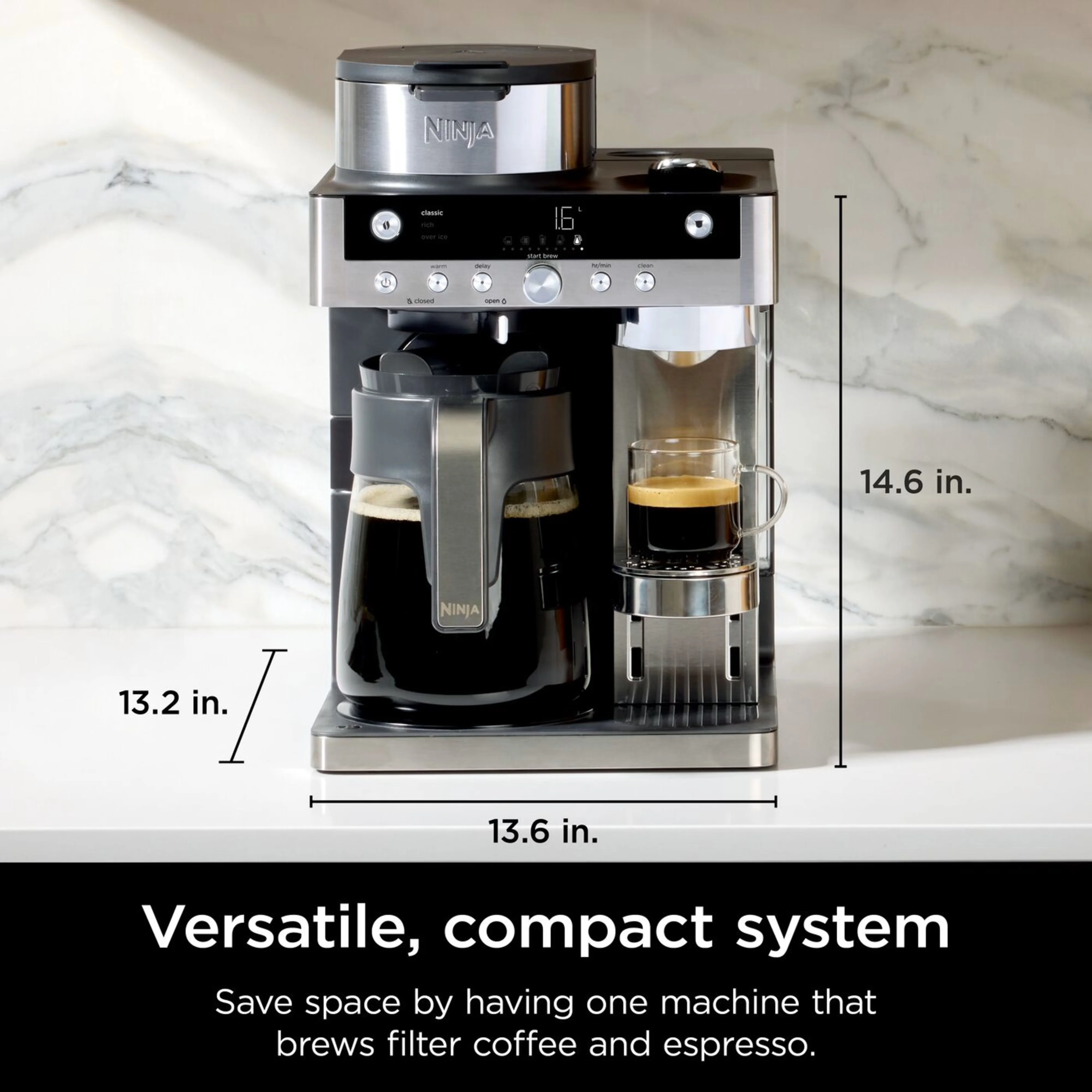 Ninja Prestige Dualbrew System 2-in-1 Coffee Machine | CFN802UK - Image 8