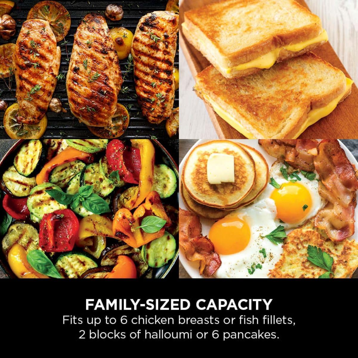 Ninja Sizzle Indoor Grill & Flat Plate | GR101UK - Image 5